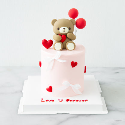 Happy Valentine's Day! | 4inch Endless Romance Bear Cake | $68.80 Nett