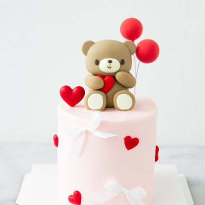 Happy Valentine's Day! | 4inch Endless Romance Bear Cake | $68.80 Nett