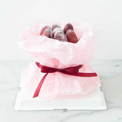 Happy Valentine's Day! | Eternal Strawberry Rose Bouquet 3'' Mini Cake | $48.80 Nett