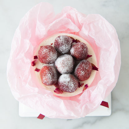 Happy Valentine's Day! | Eternal Strawberry Rose Bouquet 3'' Mini Cake | $48.80 Nett