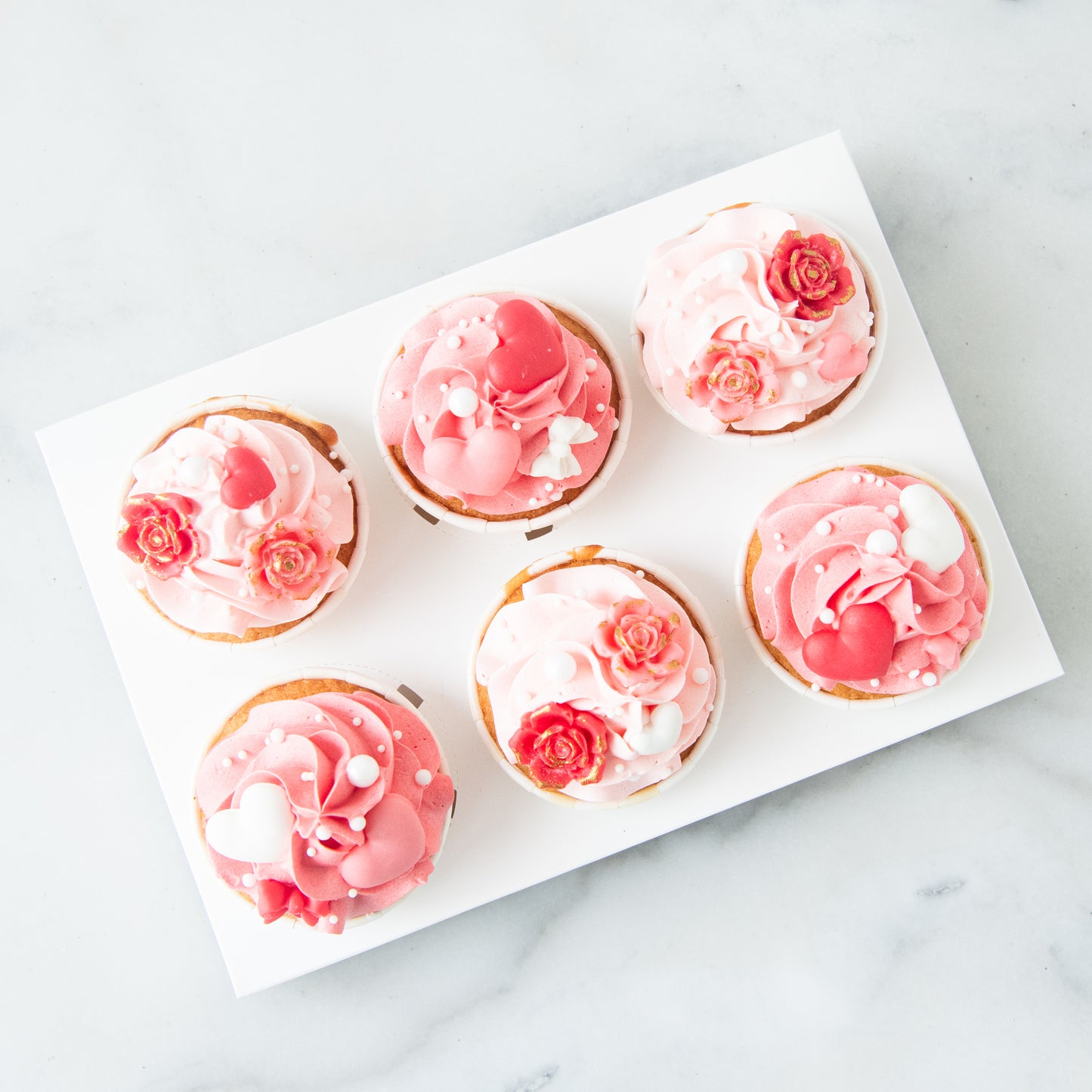 Happy Valentine's Day! | Six sweet kisses 6in1 Cupcake | $38.80 Nett