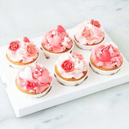 Happy Valentine's Day! | Six sweet kisses 6in1 Cupcake | $38.80 Nett