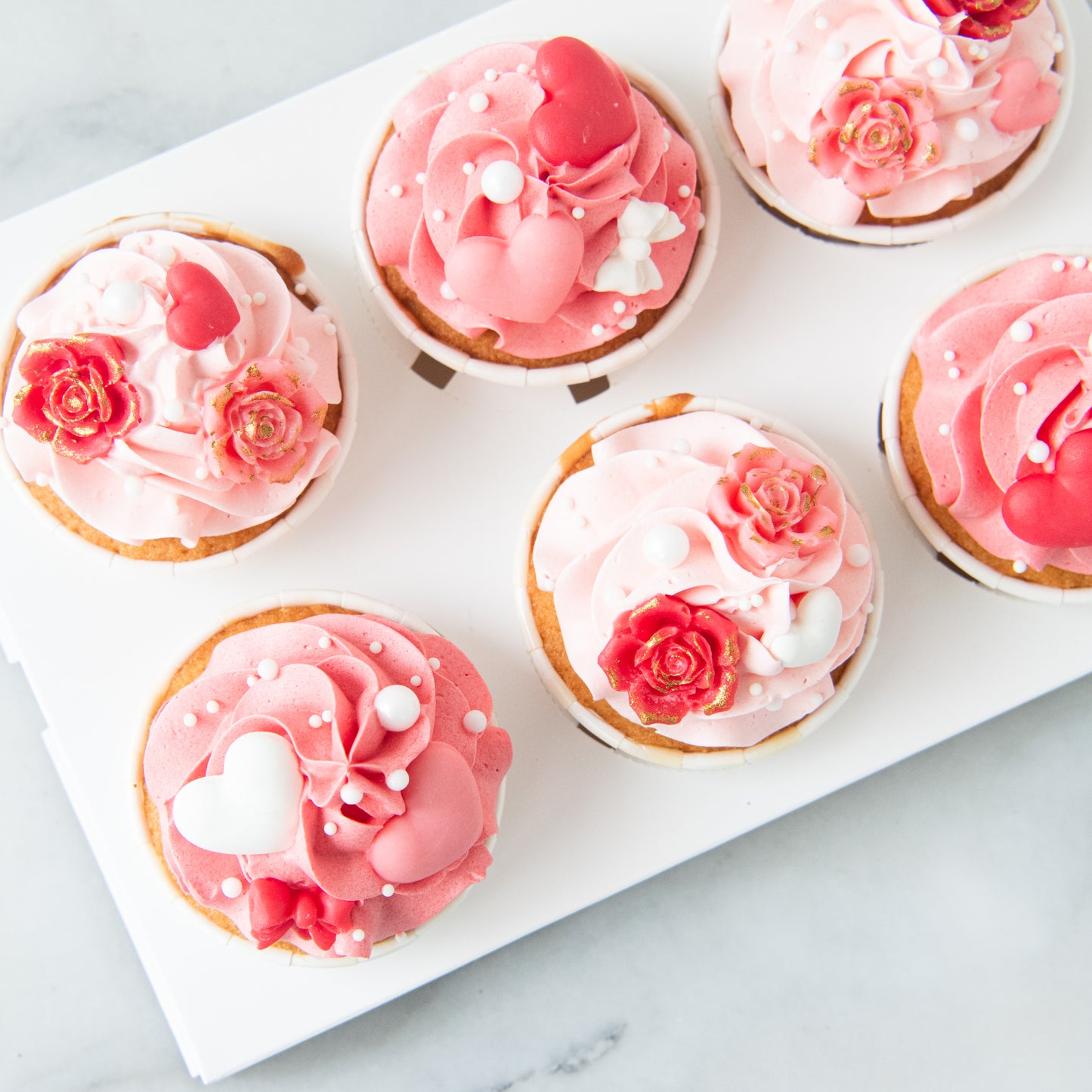 Happy Valentine's Day! | Six sweet kisses 6in1 Cupcake | $38.80 Nett