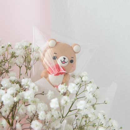 Happy Valentine's Day! | Beary Lovely Macaron Bouquet | $138 Nett