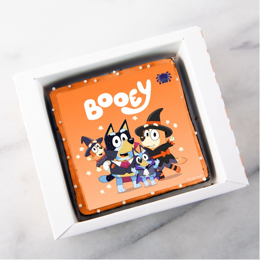 Bluey Halloween Petite Brownie 8x8 | $10.80 Nett