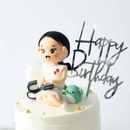 Customized Cake- Cute Little Girl Cake