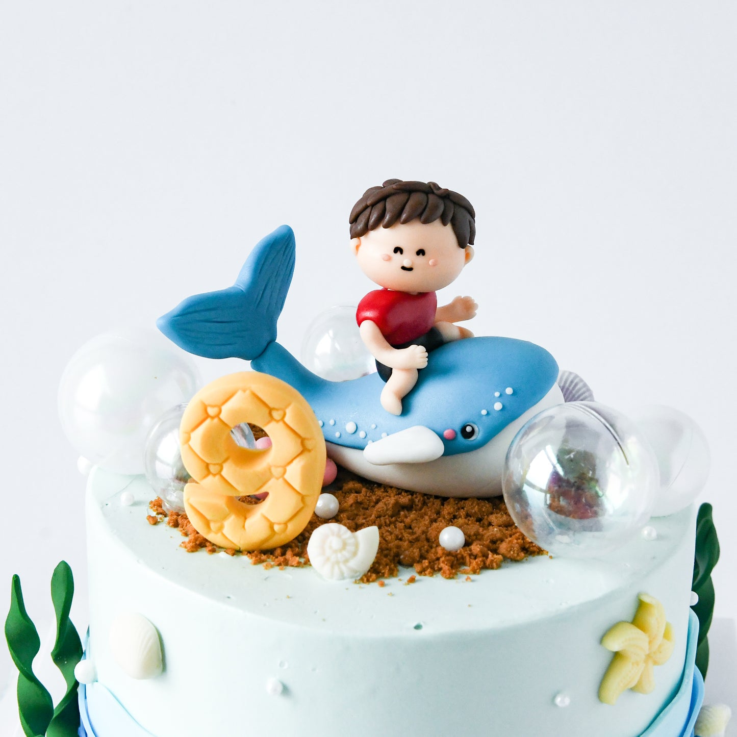 Customized Cake- Little Boy Sea Theme Cake