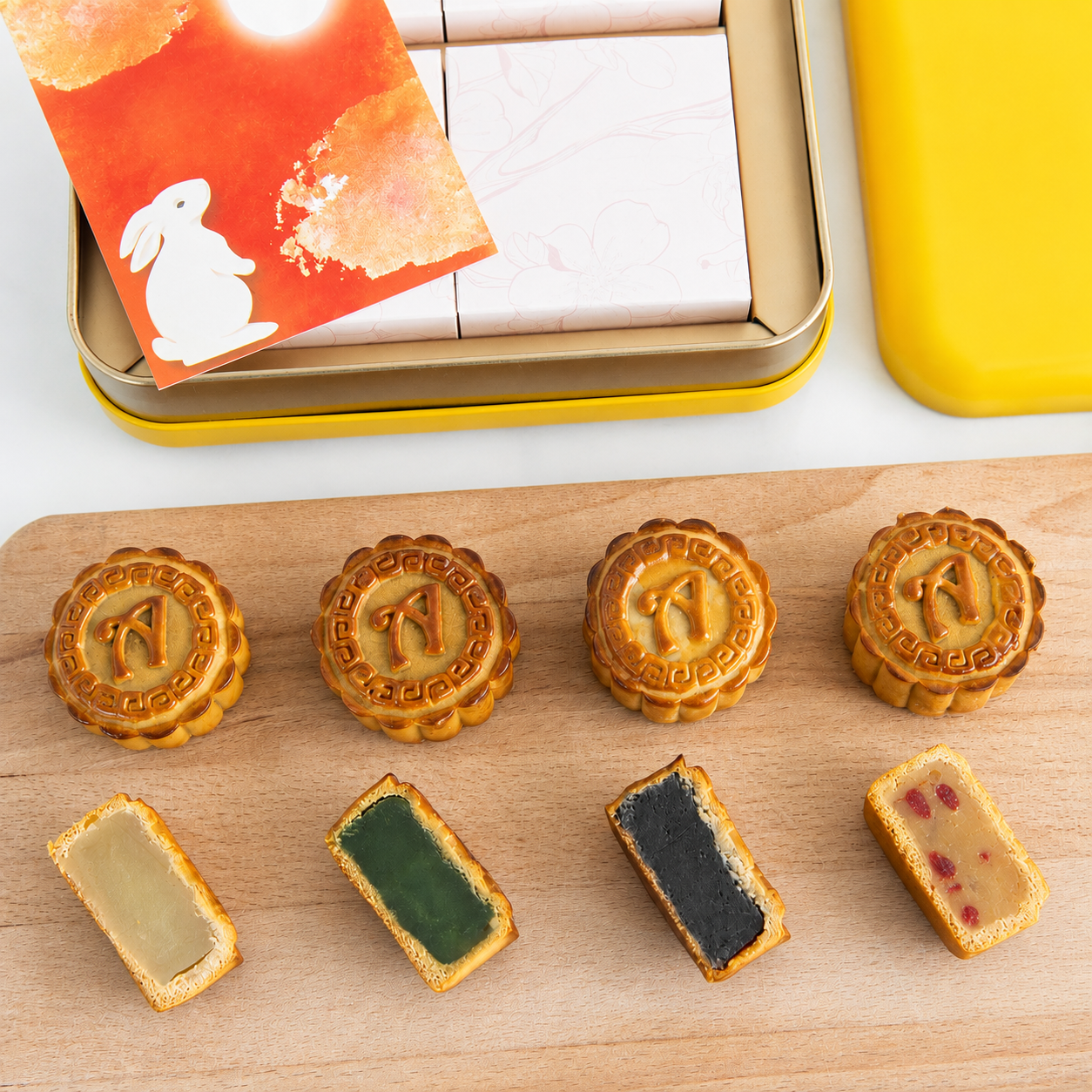 Happy Mid Autumn | Individual Baked Traditional Mooncake bunde x 12pcs | $98 nett