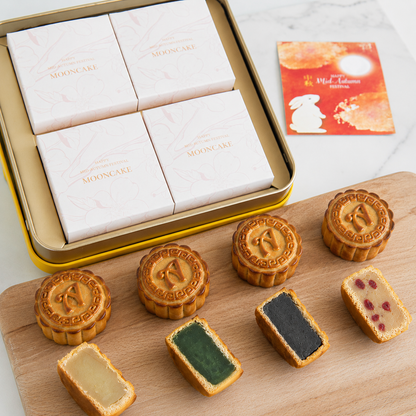 Happy Mid Autumn | Individual Baked Traditional Mooncake bunde x 12pcs | $98 nett