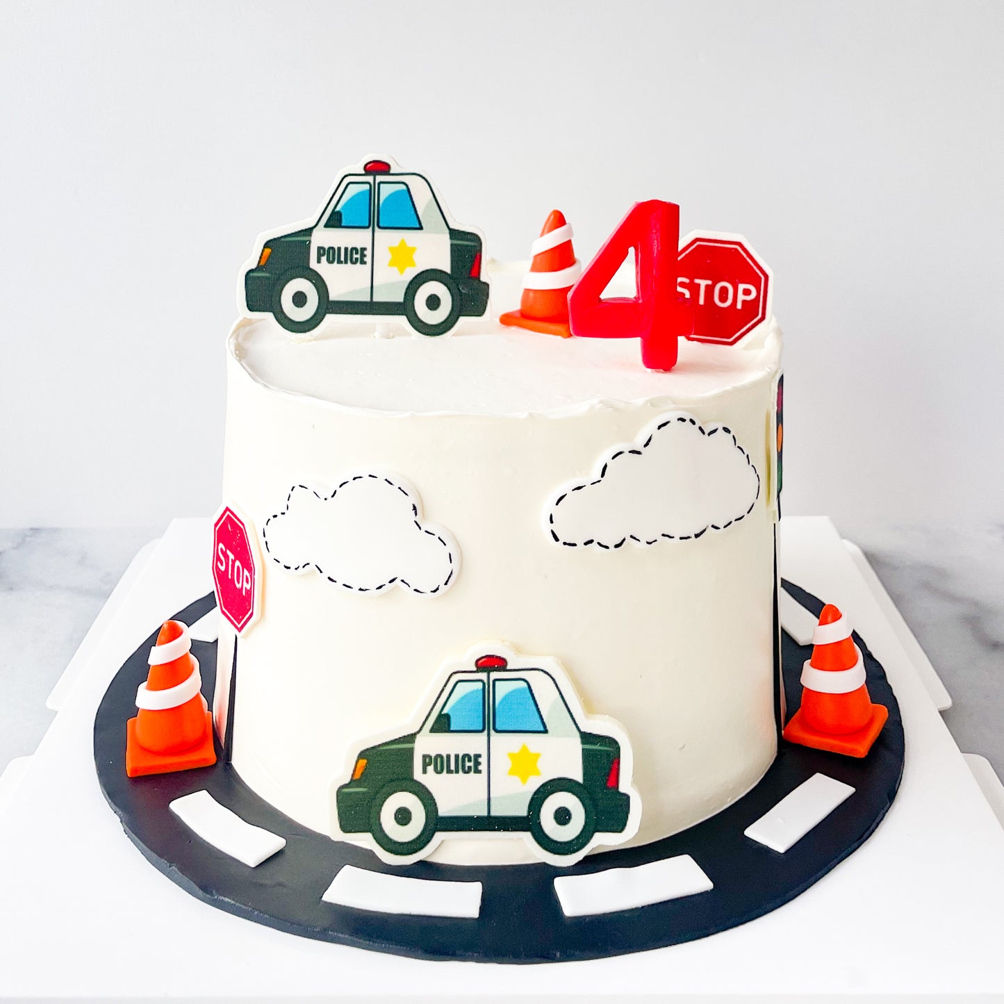 Customized Cake-Police Car Cake