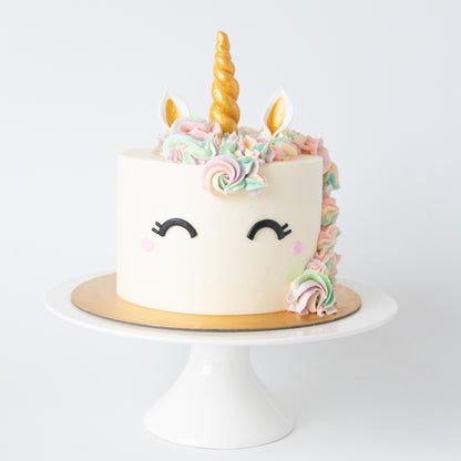 Customized Cake - Sweet Floral Unicorn Cake