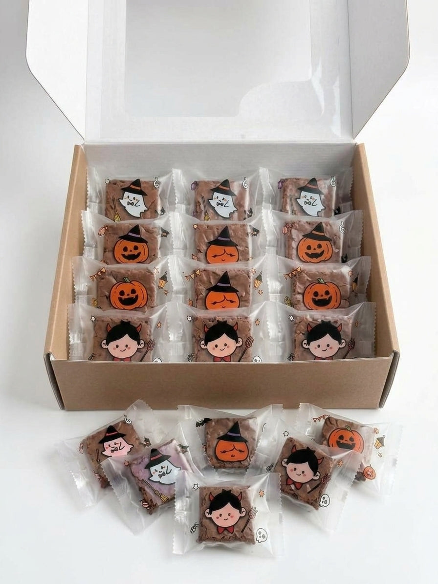 Happy Halloween l Chocolate brownie 1pc x 20 packs (Individual Packed) | Halal Certified | Limited Qty 1st 100 Order | $23.8 Nett