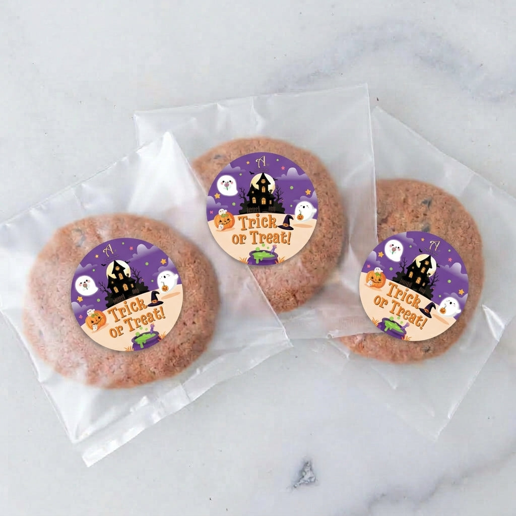 Happy Halloween l Chocolate Chip Cookies 1pc x 20 packs (Individual Packed) | Halal Certified | Limited Qty 1st 100 Order | $25.8 Nett
