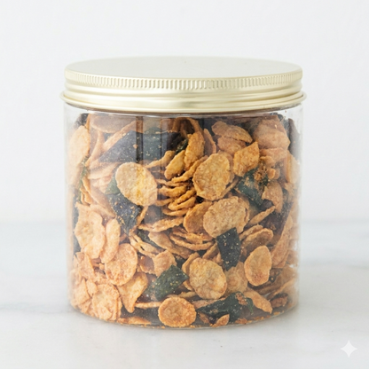 Golden Salted Egg Cornflakes Cookies | $15.80 Nett