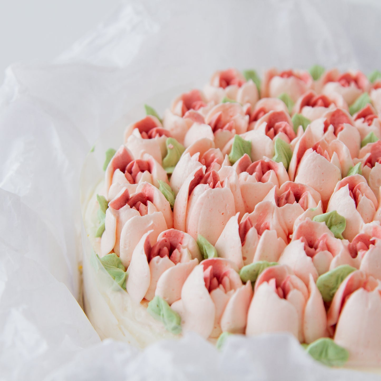 Happy Mom's Day | Taean Tulip Flower Cake 6'' (Edible 'Flowers') | $108 Nett