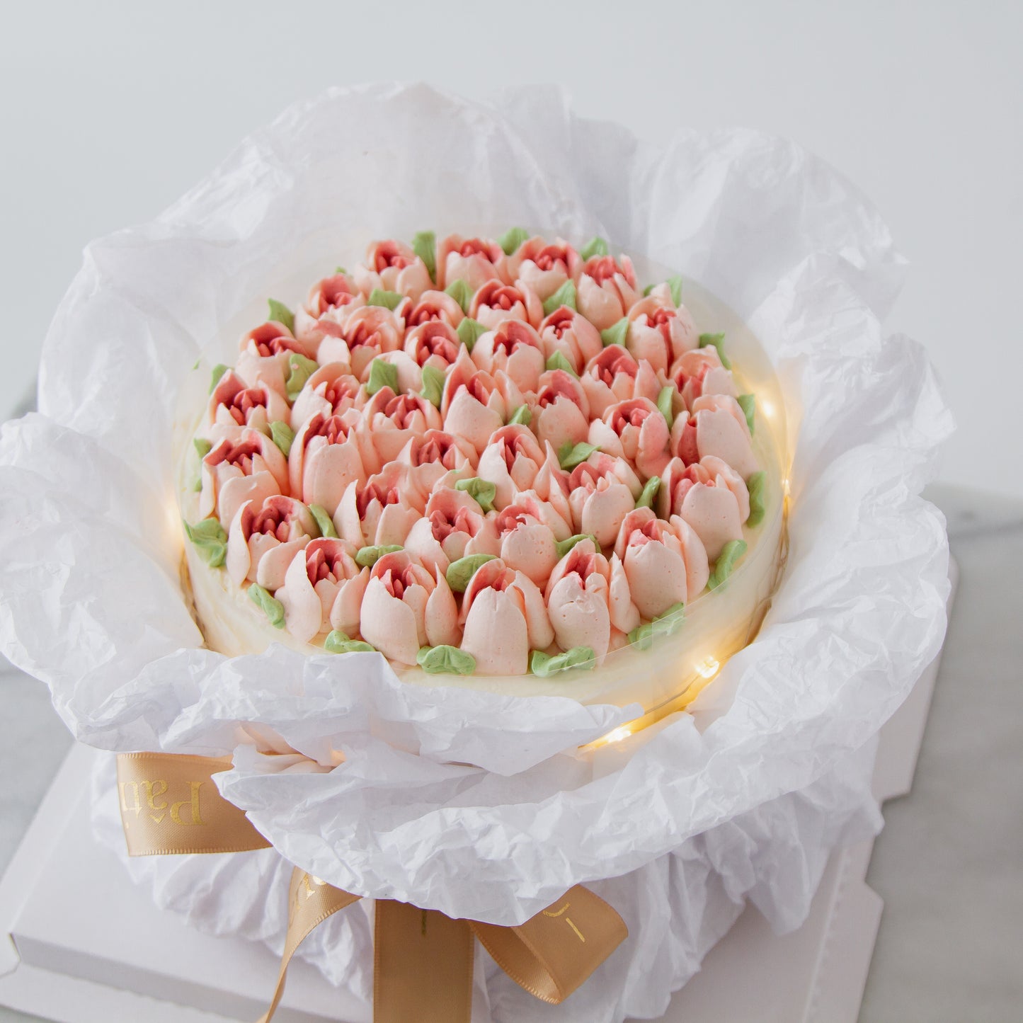 Happy Mom's Day | Taean Tulip Flower Cake 6'' (Edible 'Flowers') | $108 Nett
