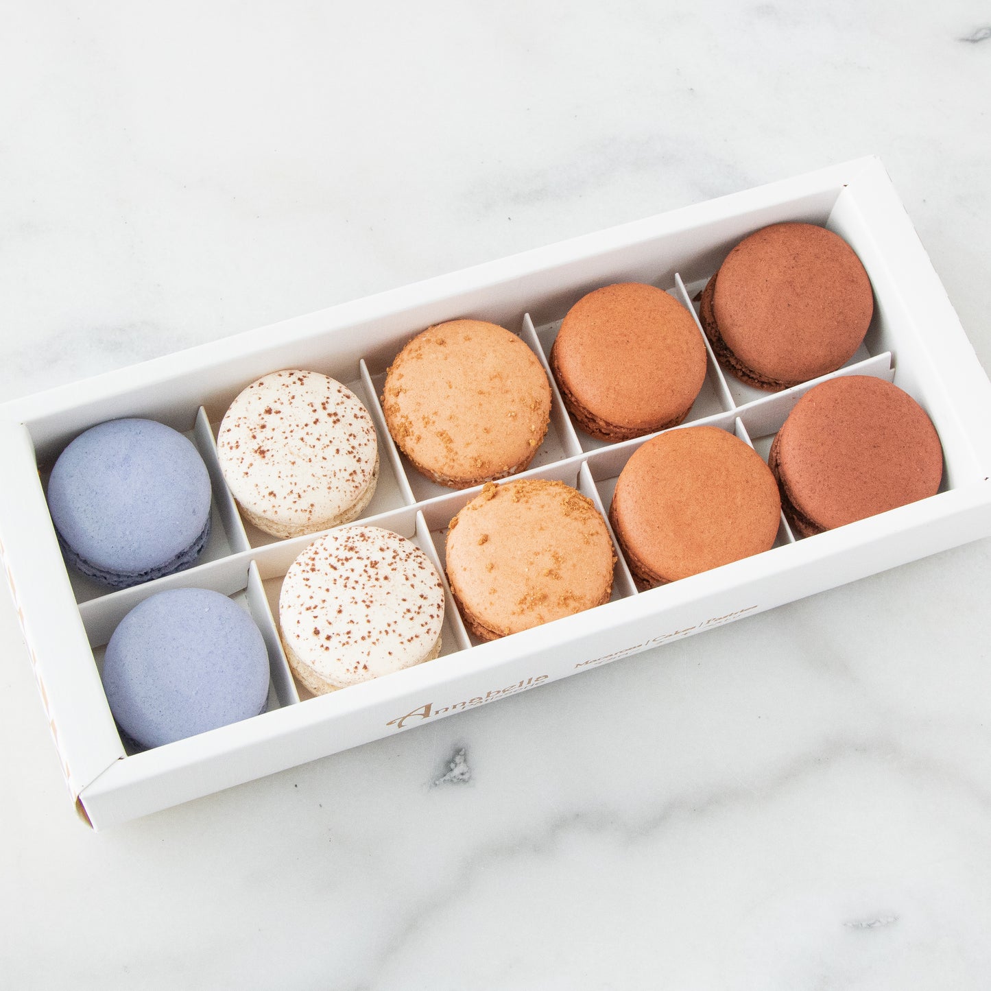 10pcs Classic Macarons (Premium2) in Gift Box and Paper Bag | Perfect Gift Choice