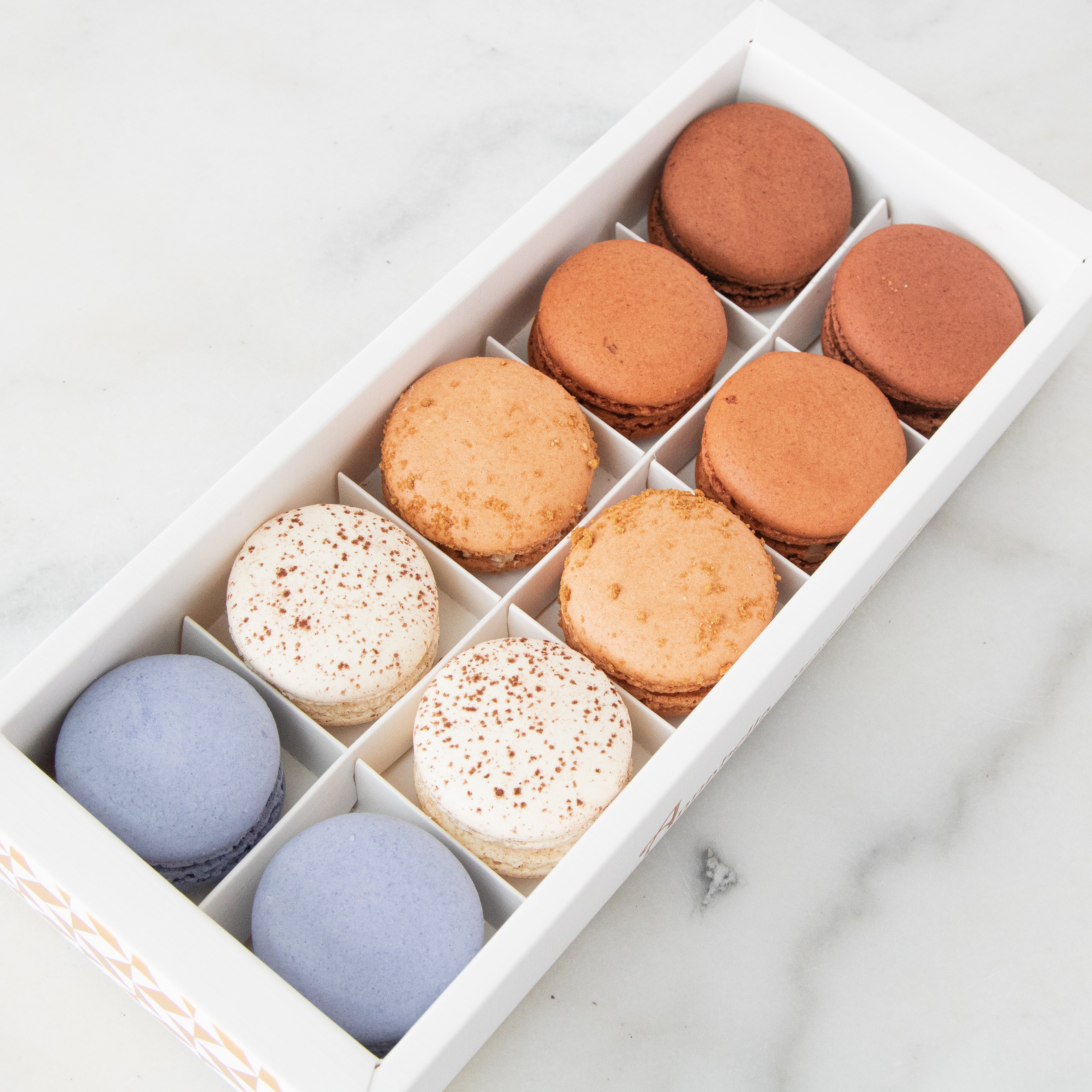 10pcs Classic Macarons (Premium2) in Gift Box and Paper Bag