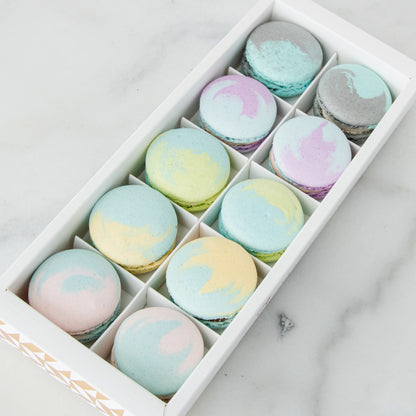 10pcs Marvelous Macarons (Marvelous 2) in Gift Box and Paper Bag | Prefect Gift Choice