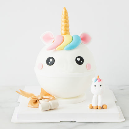 Knock Knock Surprise Cake - Unicorn Pinata