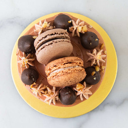 *New* Nutella Cake Petite | Including 2 pcs Macarons | $38.80 Nett