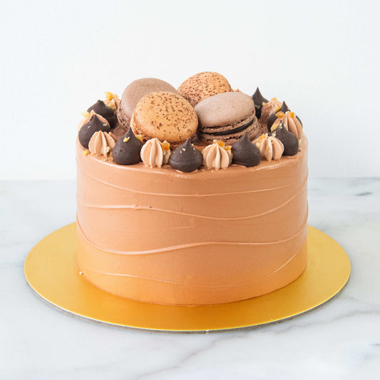*New* Nutella Cake Upsize | Including 4 pcs Macarons | $68.80 Nett