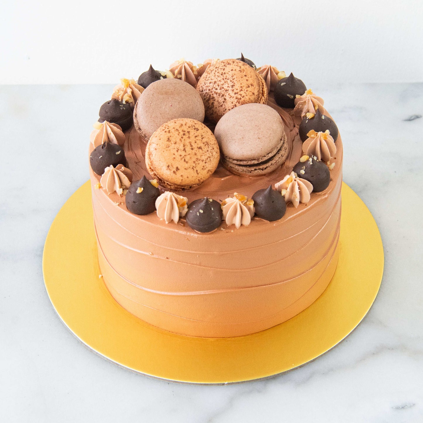 *New* Nutella Cake Upsize | Including 4 pcs Macarons | $68.80 Nett