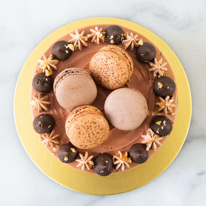 *New* Nutella Cake Upsize | Including 4 pcs Macarons | $68.80 Nett