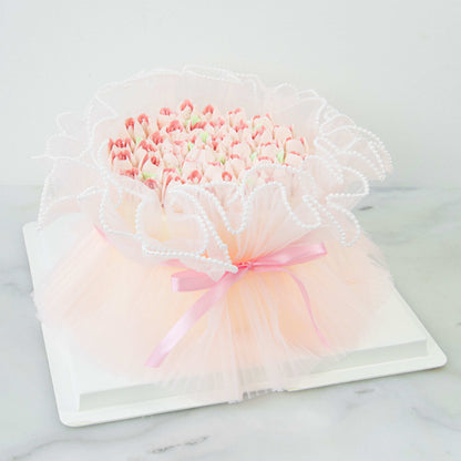Happy Mom's Day | Tulips Bouquet Cake Bundle | $119.90 Nett
