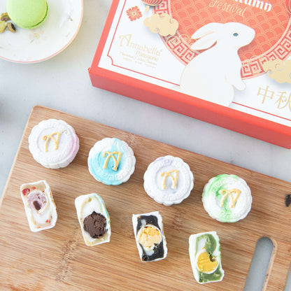 Happy Mid Autumn | Limited Edition Snowskin Truffle Mooncakes 8 pcs set | $55.80 (U.P $128.00)