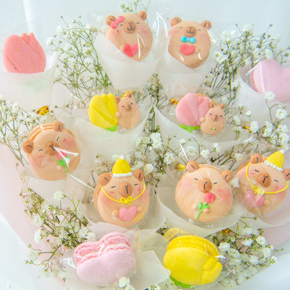 Happy Mom's Day | Cake and Capybara Bouquet Bundle | $149.90 Nett