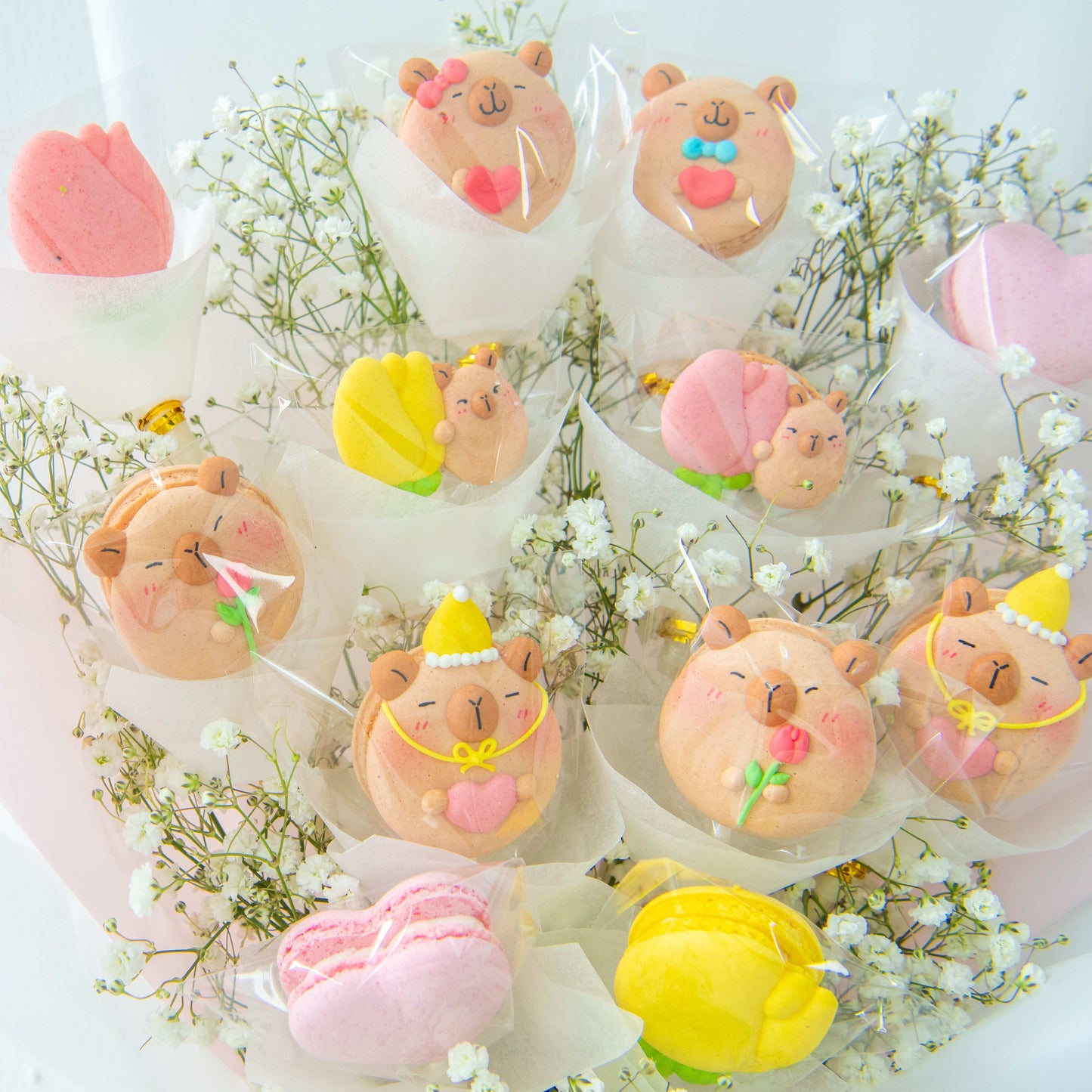 Happy Mom's Day | Lychee Sakura Cake and Bouquet Bundle | $169.80 Net