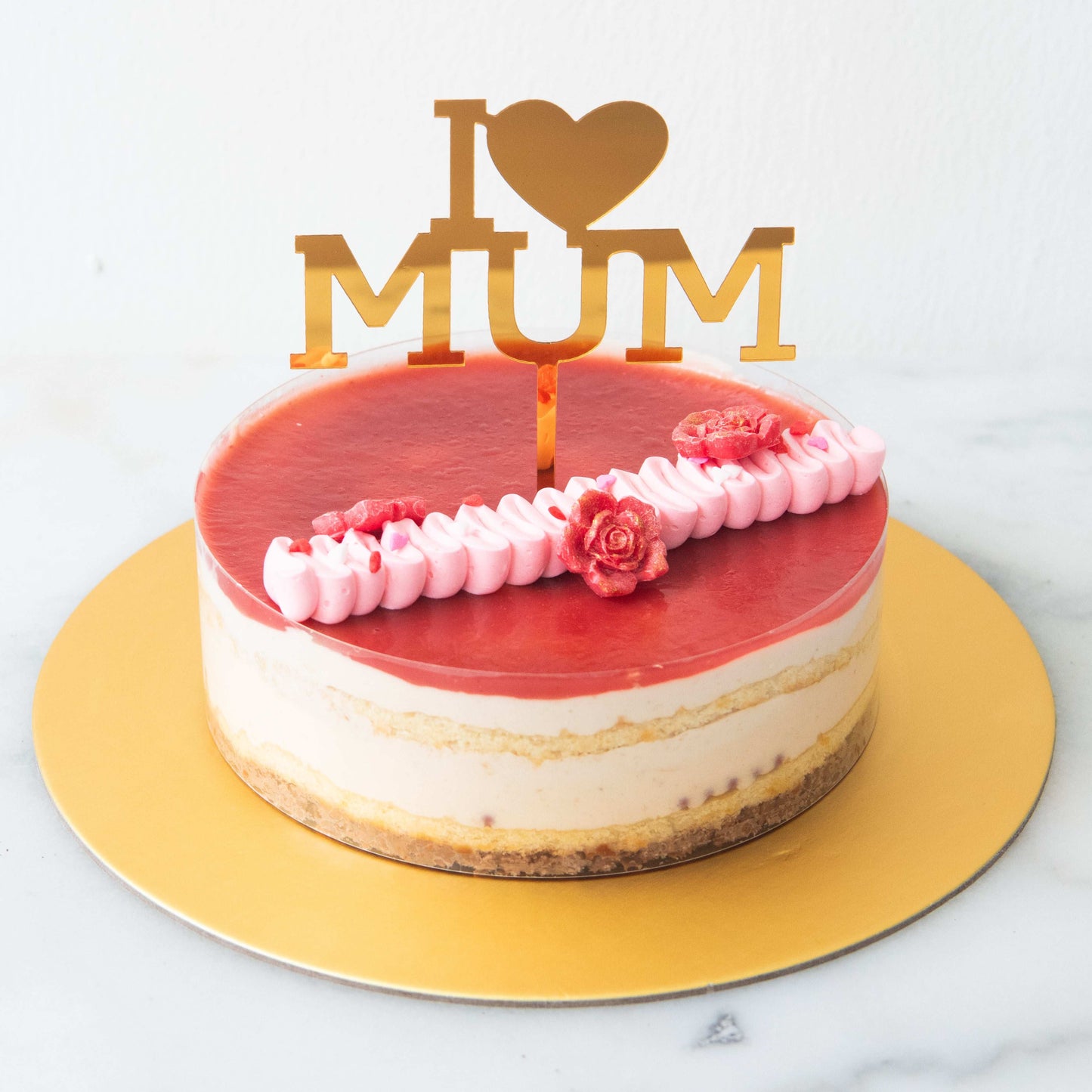 Happy Mom's Day | Strawberry-licious Cake | $38.80 Nett