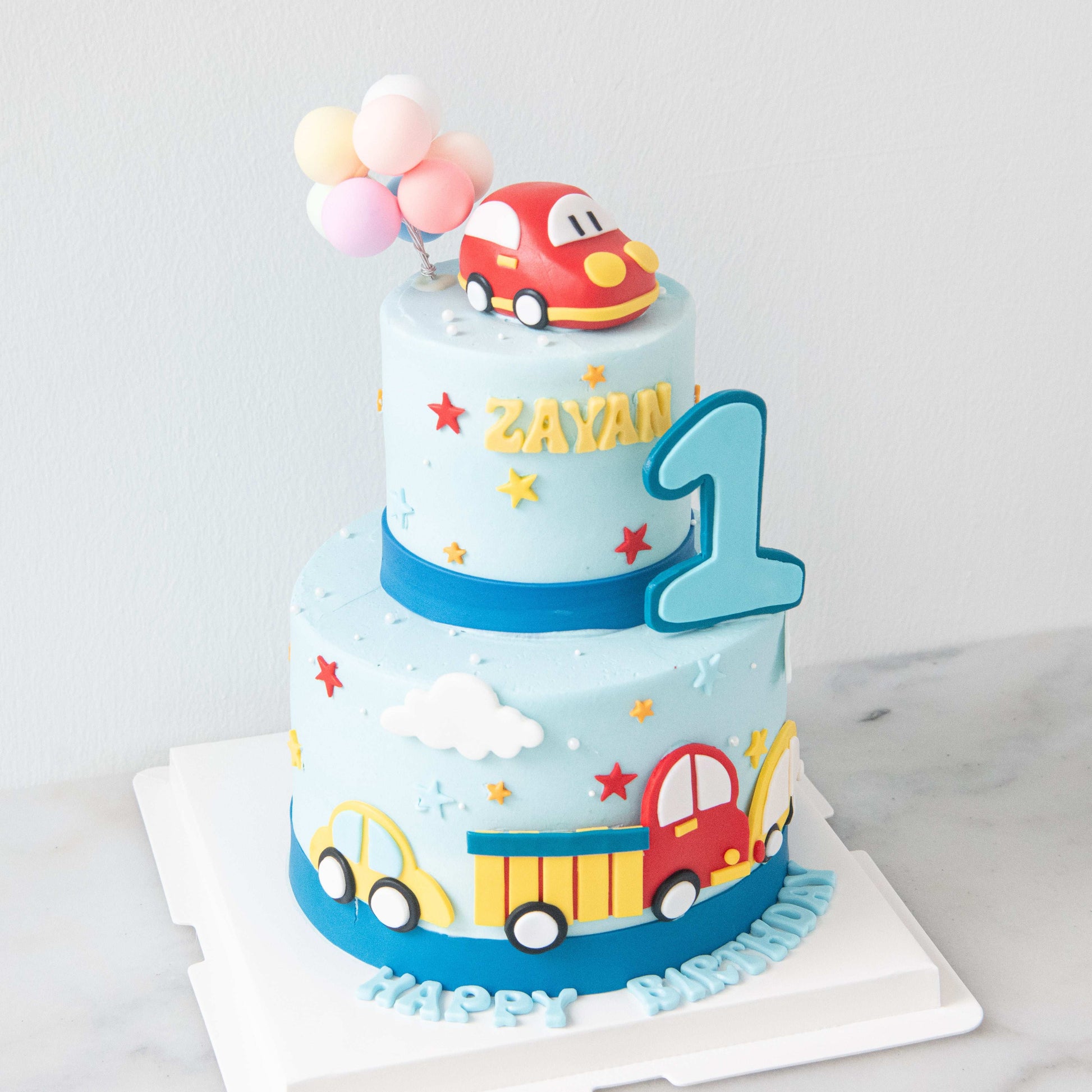 Customized Cake - Red Toy Car