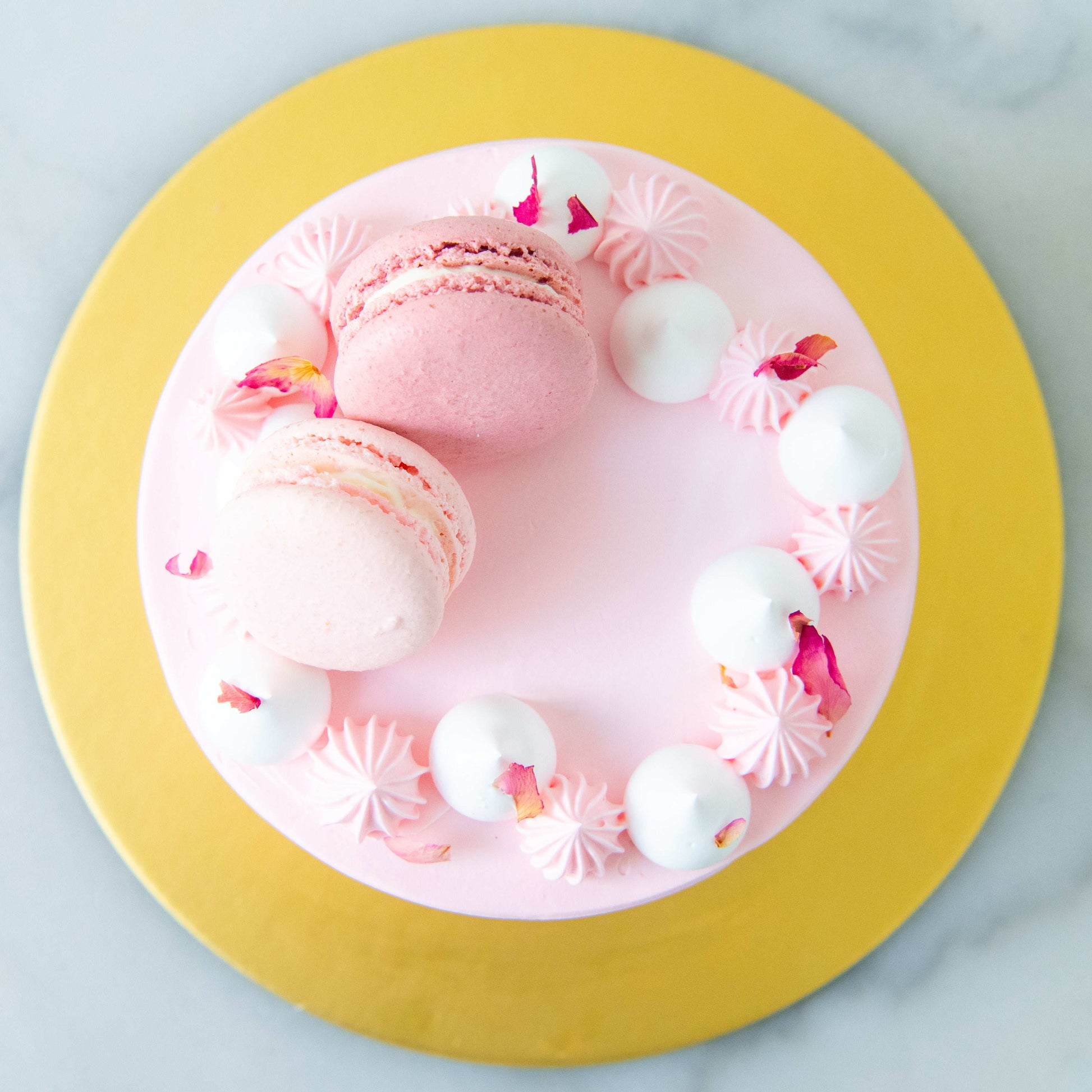 Happy Mom's Day | Lychee Sakura Cake and Bouquet Bundle | $169.80 Net
