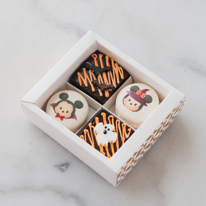 Happy Halloween | Disney Not So Spooky 4 pcs Macaron Brownie | $9.80 Nett