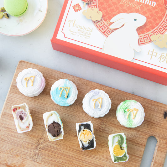 Happy Mid Autumn | Limited Edition Snowskin Truffle Mooncakes 8 pcs set | $55.80 (U.P $150.00)