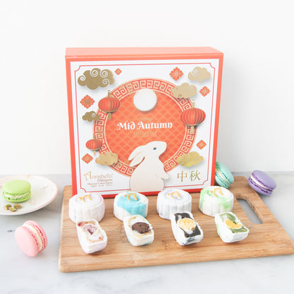 Happy Mid Autumn | Limited Edition Snowskin Truffle Mooncakes 8 pcs set | $55.80 (U.P $150.00)