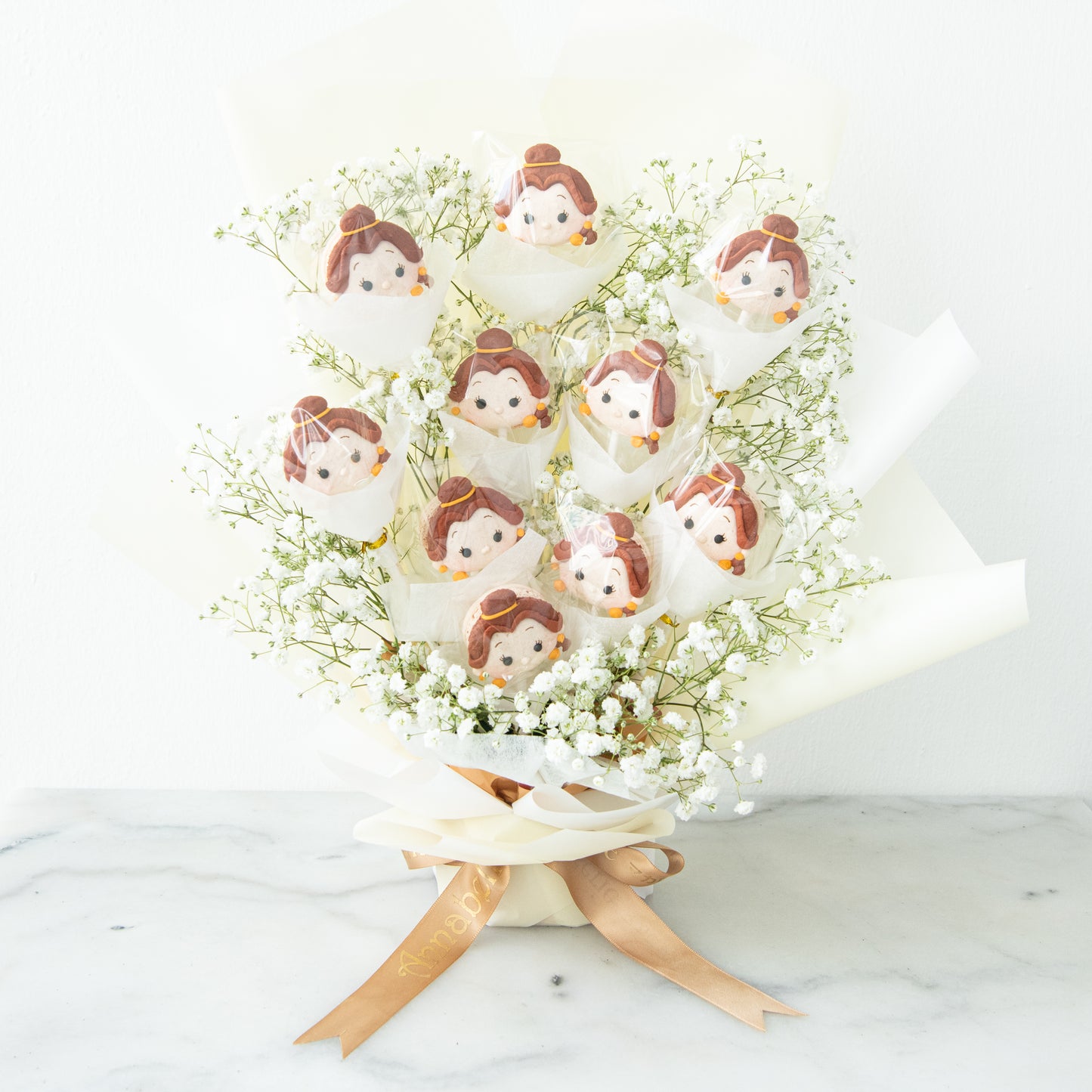 Disney Tsum Tsum Princess Belle Macaron Bouquet | $138 Nett