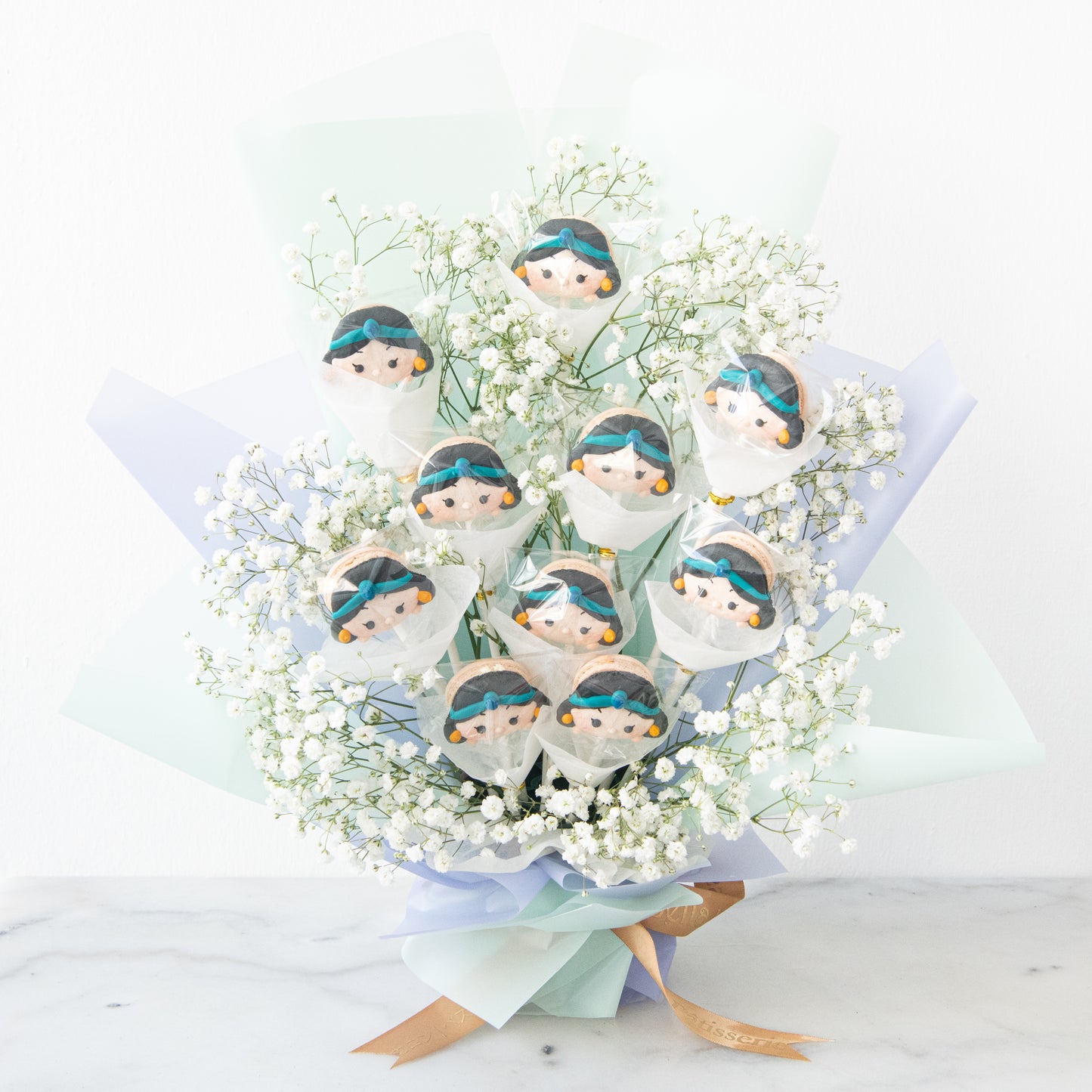 Disney Tsum Tsum Princess Jasmine Macaron Bouquet | $138 Nett