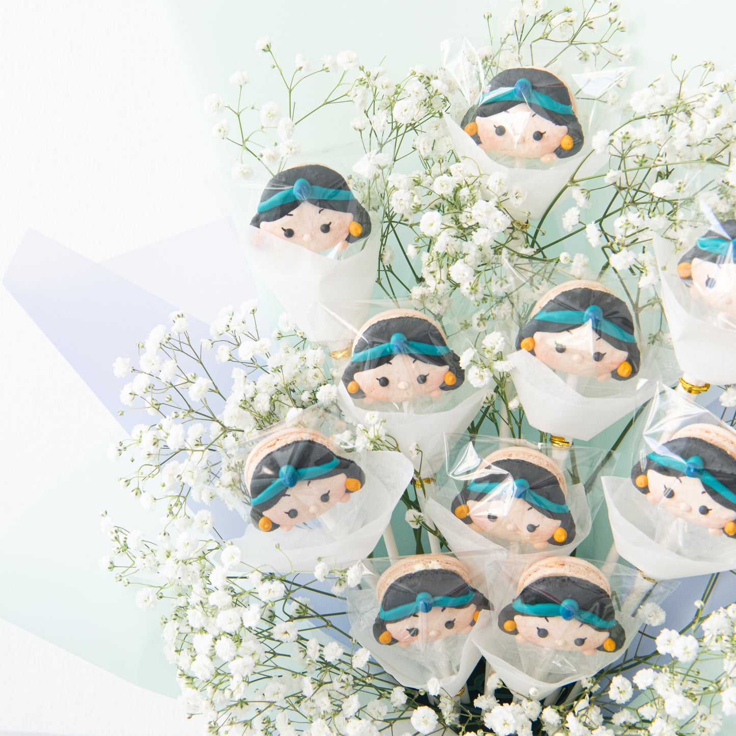 Disney Tsum Tsum Princess Jasmine Macaron Bouquet | $138 Nett