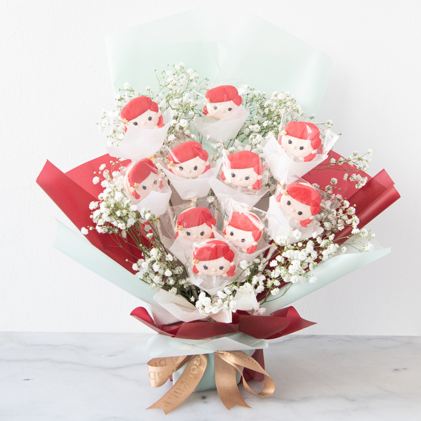 Disney Tsum Tsum Princess Ariel Macaron Bouquet | $138 Nett