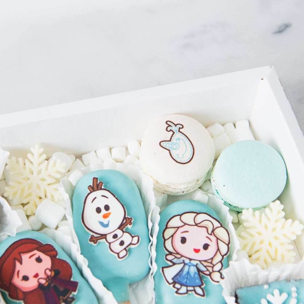 Disney Frozen Cakesicles 45.80 Nett Annabella Patisserie Macarons