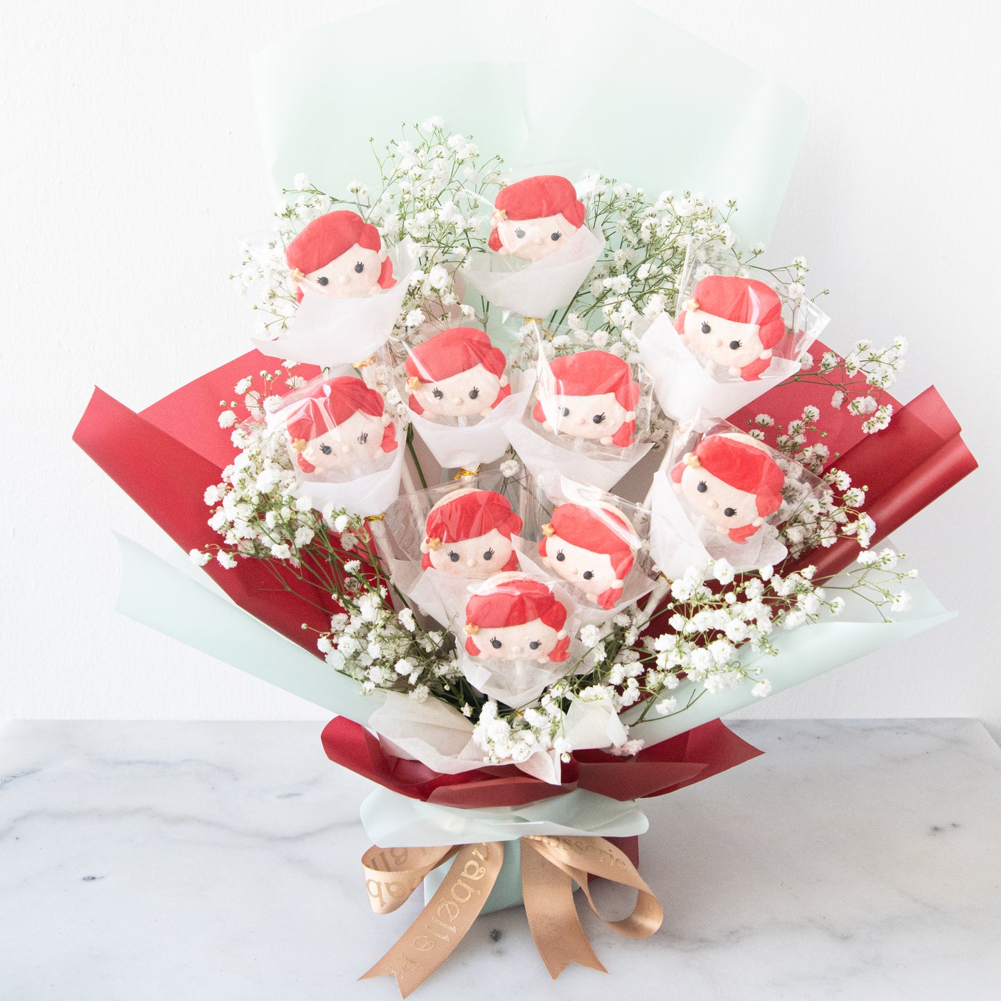 Disney Tsum Tsum Princess Ariel Macaron Bouquet | $138 Nett