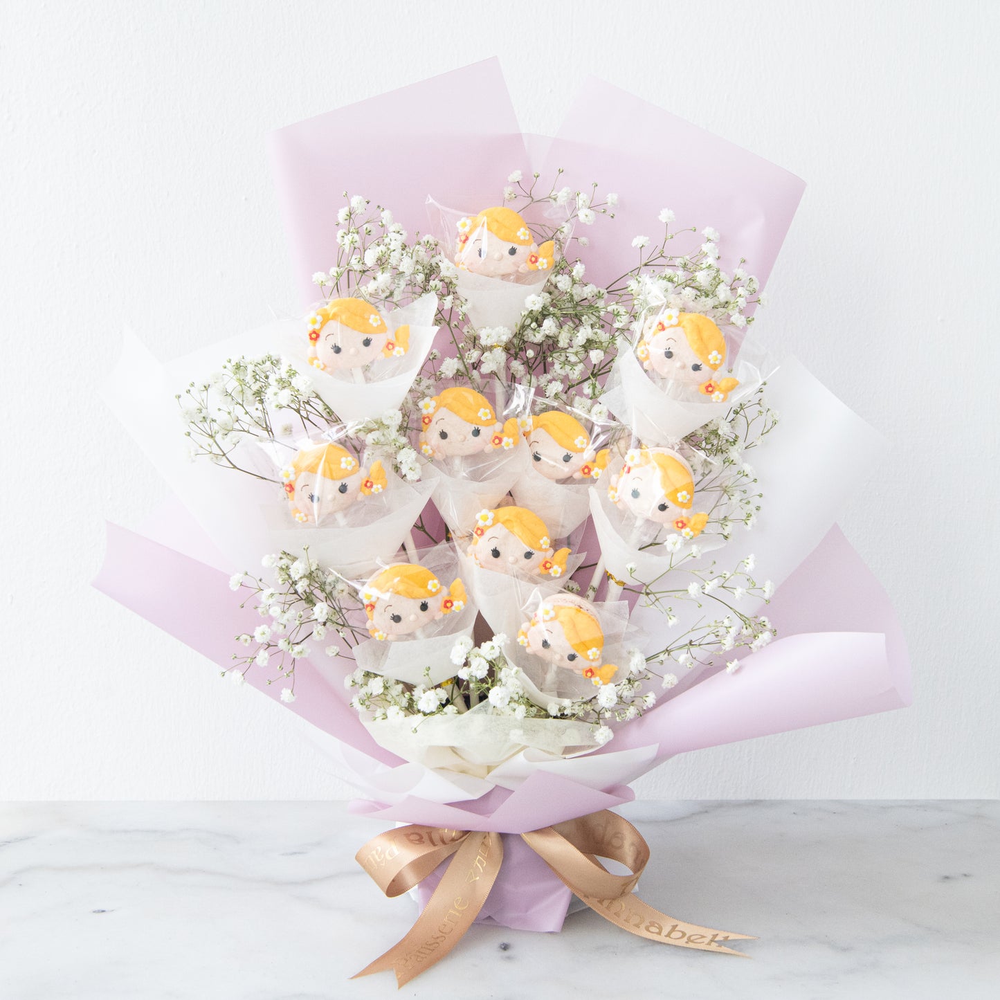 Disney Tsum Tsum Princess Rapunzel Macaron Bouquet | $138 Nett