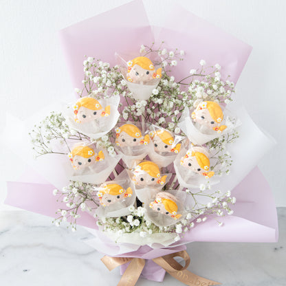 Disney Tsum Tsum Princess Rapunzel Macaron Bouquet | $138 Nett