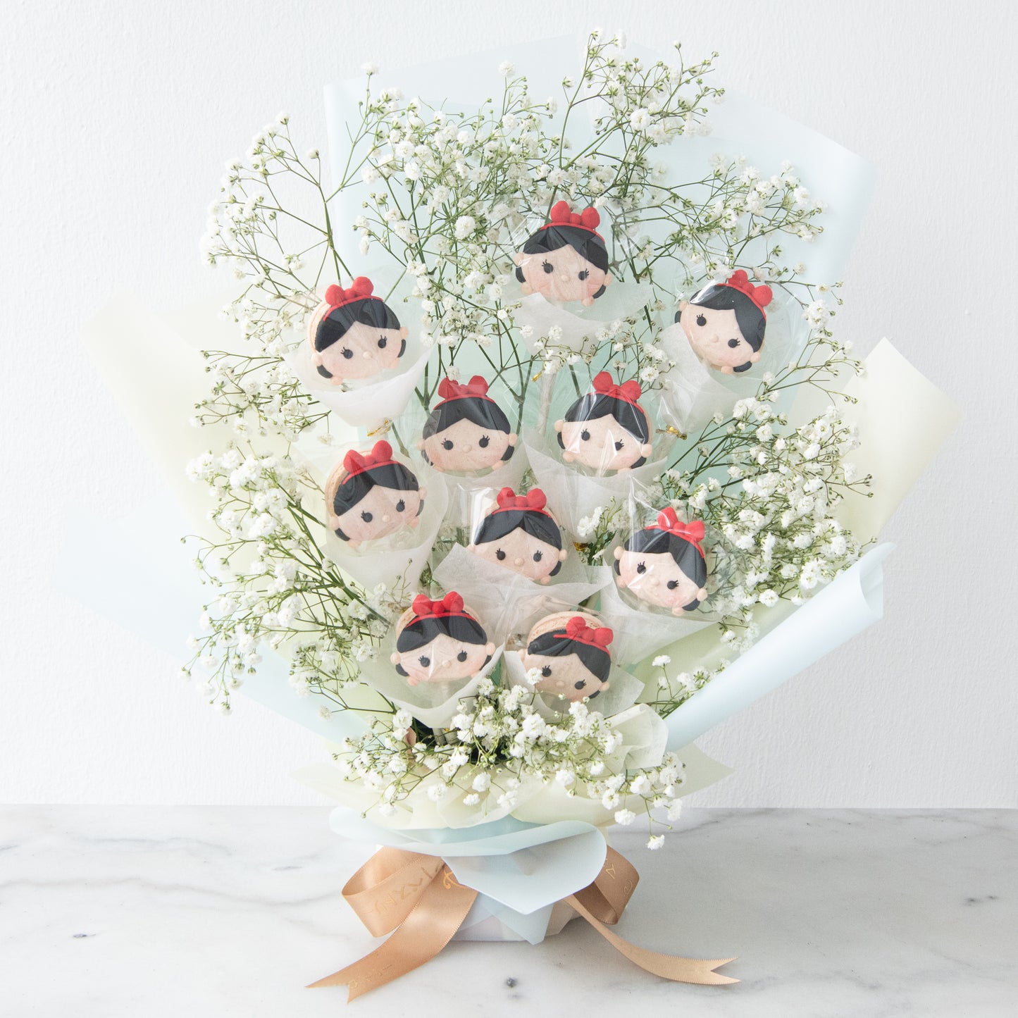 Disney Tsum Tsum Princess Snow White Macaron Bouquet | $138 Nett