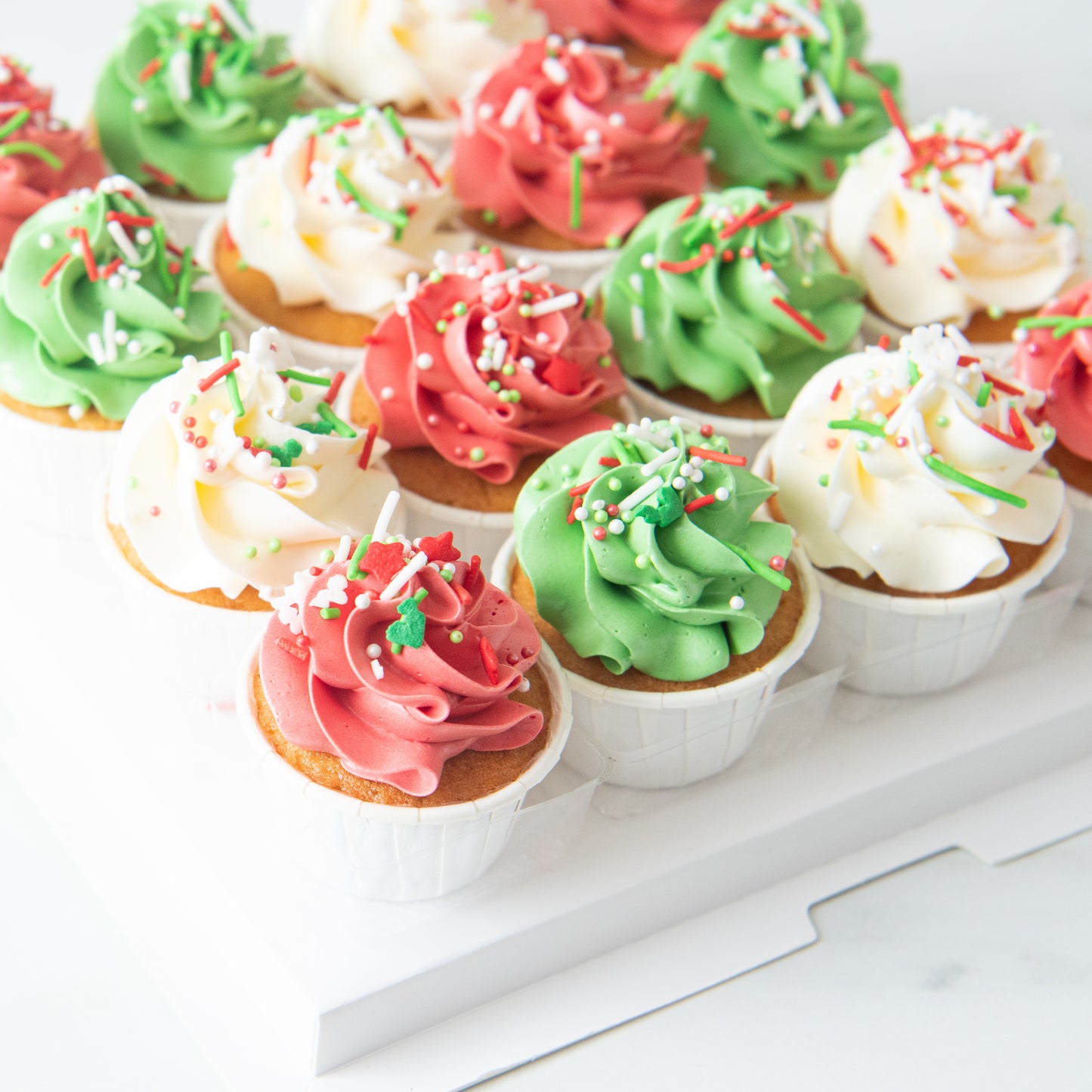 Ho ho ho! | Merry Christmas | 16pcs Merry Cupcakes in gift box| $48.80