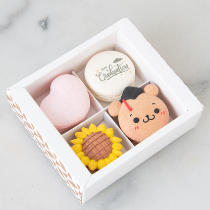 Happy Graduation | 4in1 Cheerful Celebration bear Macarons | $15.80 Nett