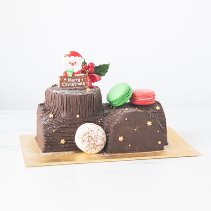 Ho ho ho! | Merry Christmas | Blissful Christmas Log Cake 0.5kg | $45.80 Nett